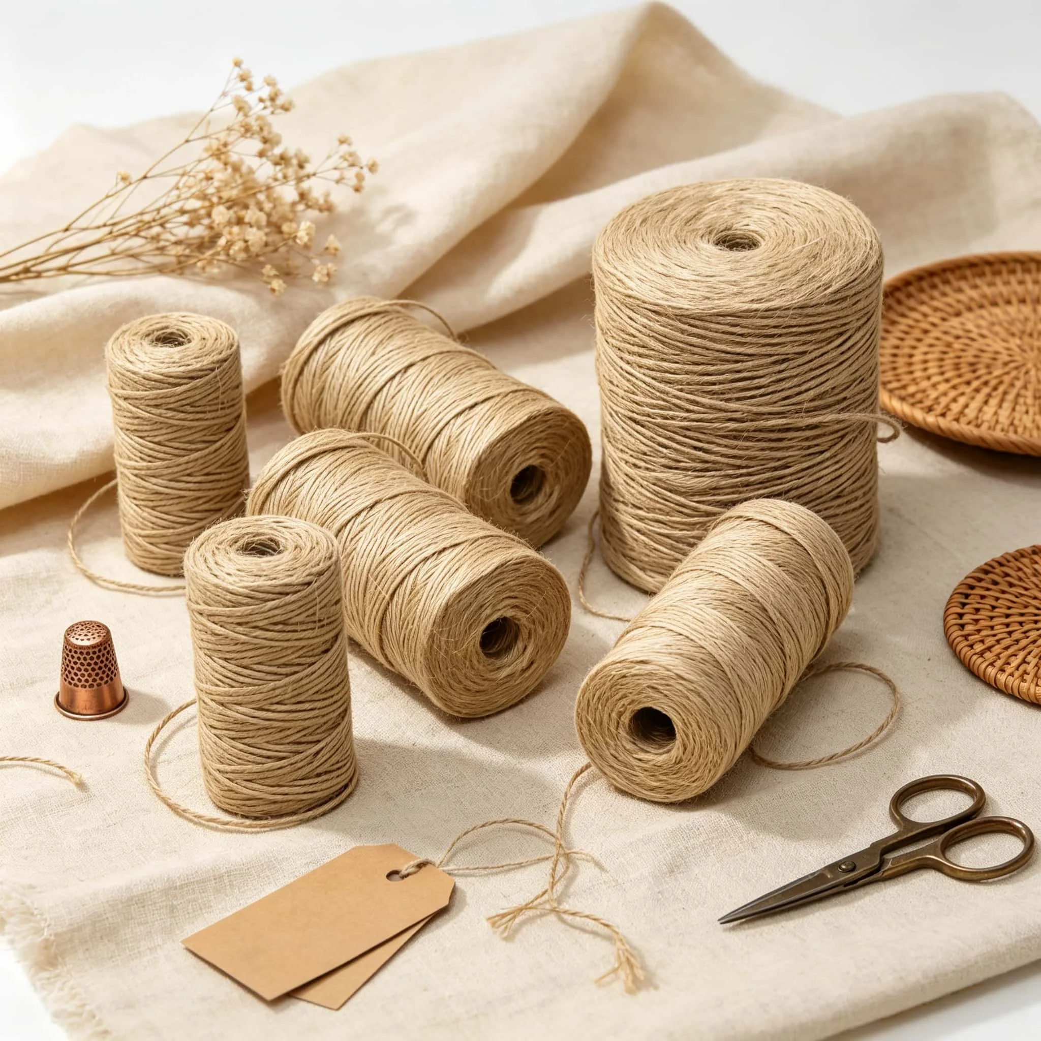 Natural Florist Supply - Natural Jute Twine 1mm 2mm 10M-200M