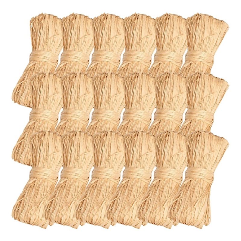Natural Florist Supply - AB41-Natural Raffia Straw For Florist Bouquets
