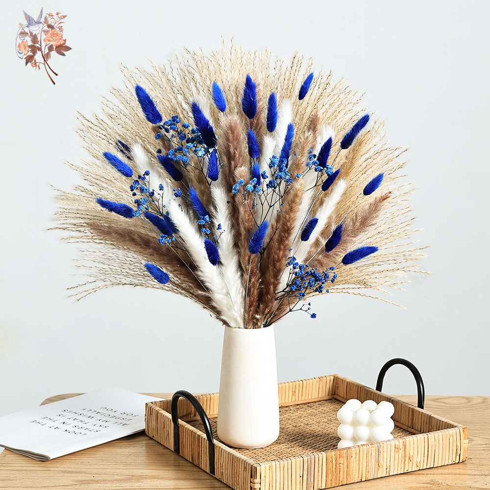 70 Stem Blue Fluffly Rabbit Ta - Florist Supp recension och pris