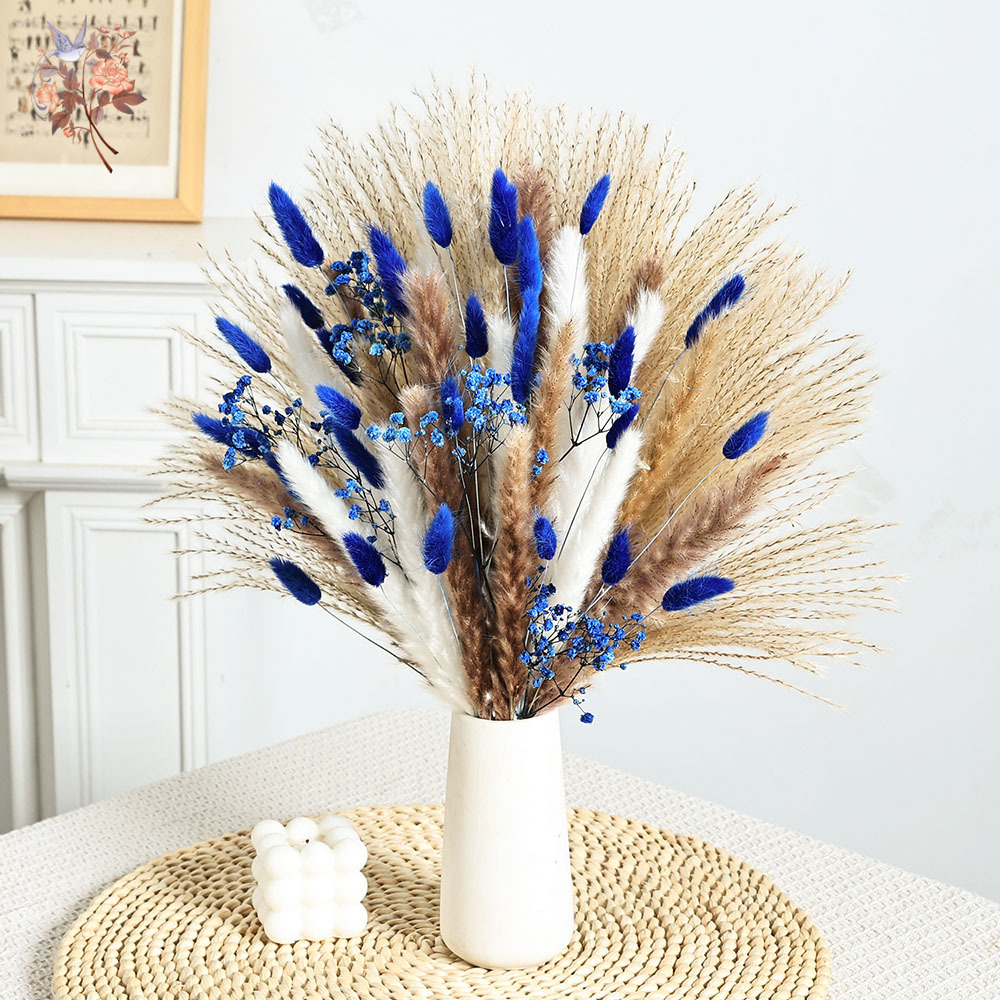 70 Stem Blue Fluffly Rabbit Ta - Florist Supp recension och pris