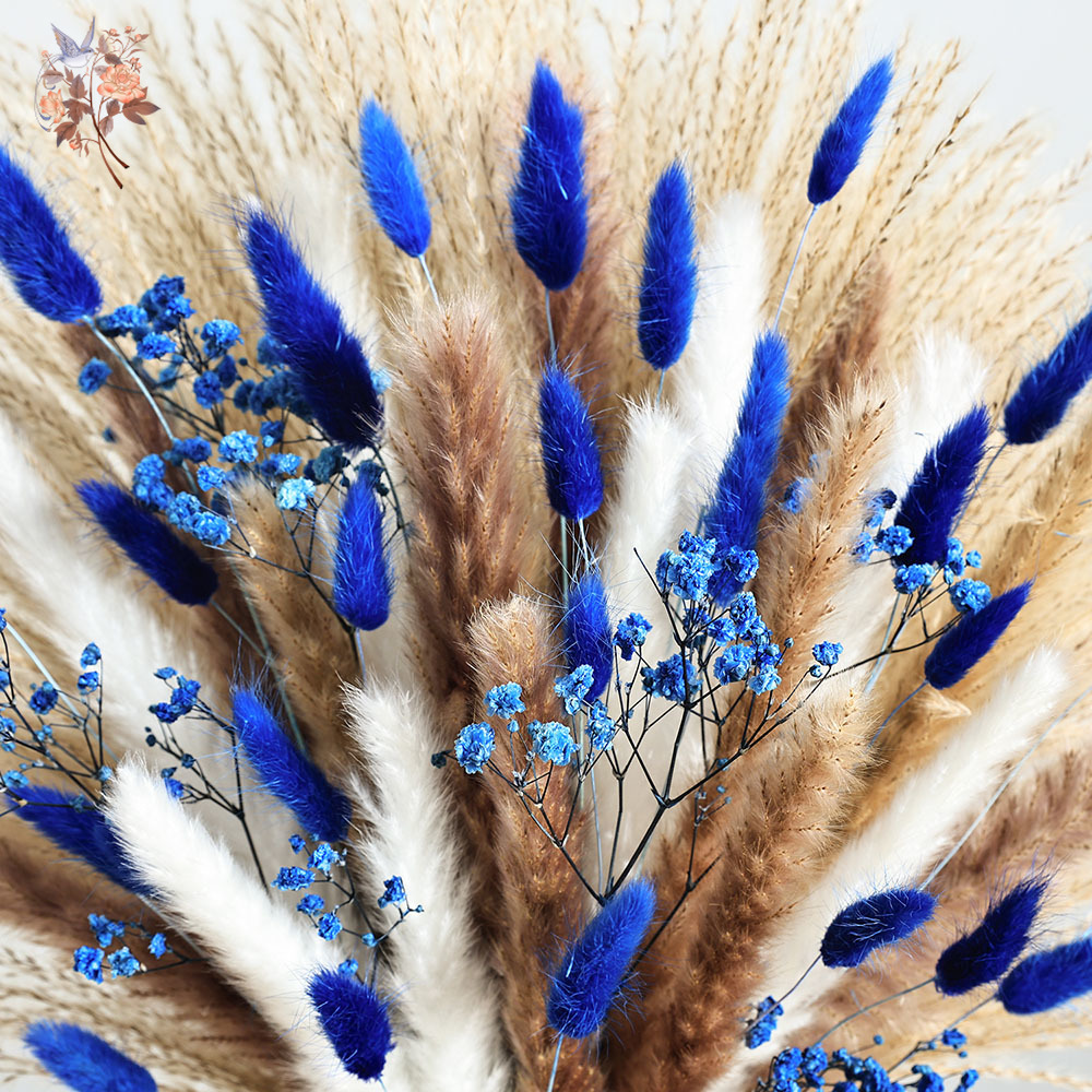 70 Stem Blue Fluffly Rabbit Ta - Florist Supp recension och pris
