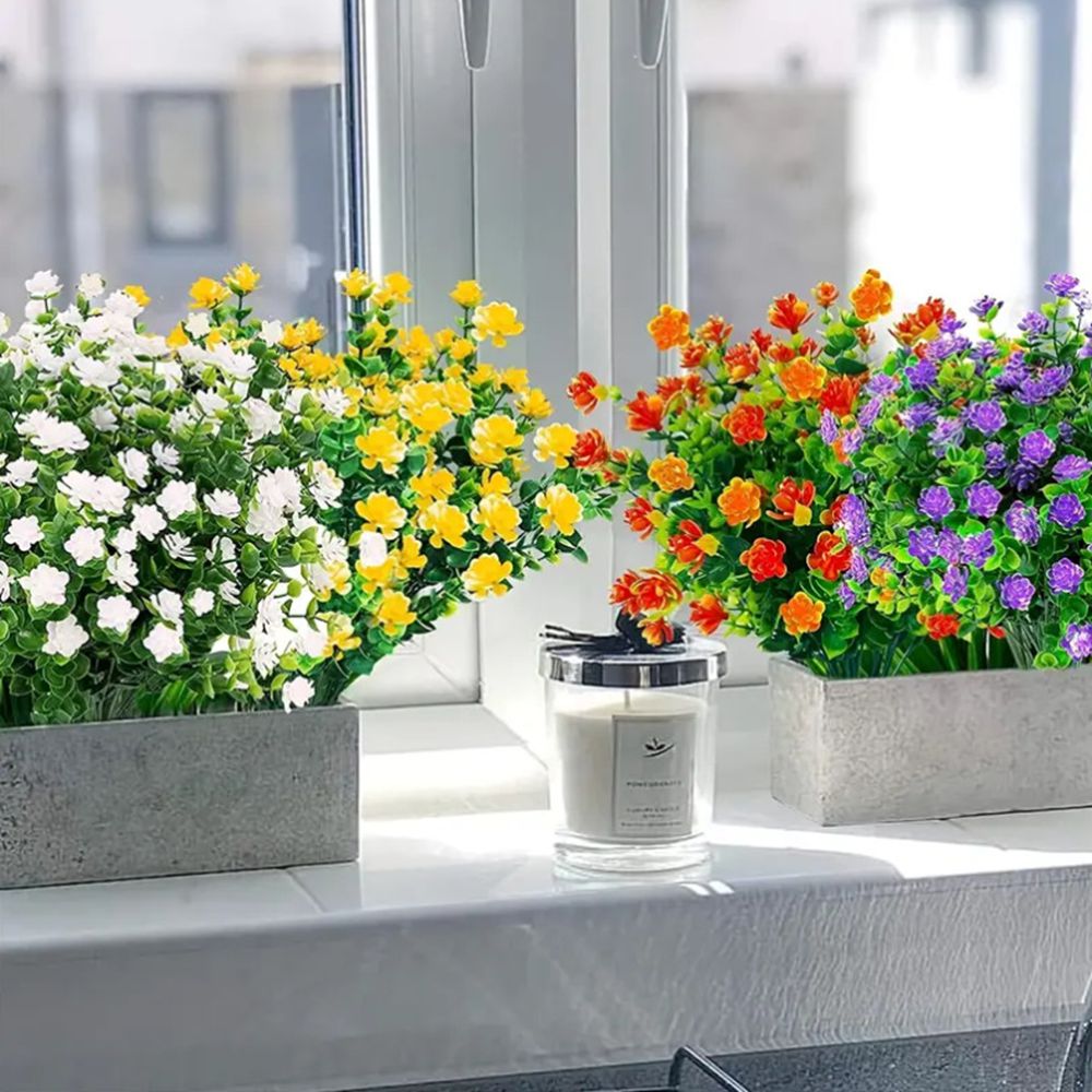 3/6pcs Artificial Plant Flower - Florist Supply Vases recension och pris