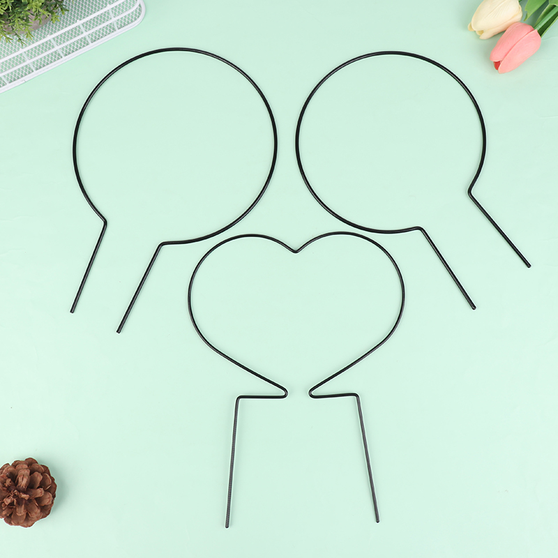 2Pcs Iron Heart-Shaped Garden  - Florist Supp recension och pris