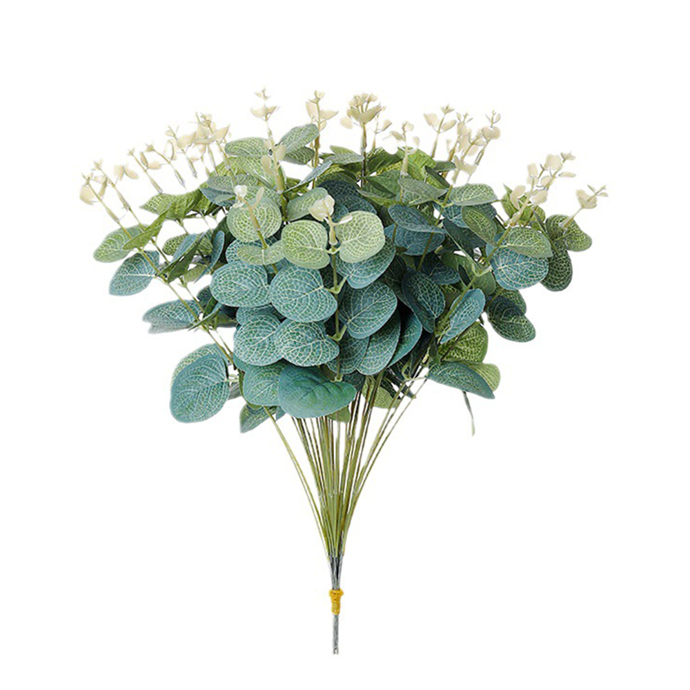20PCS Fake Plants Silk Eucalyp - Florist Supply Vases recension och pris