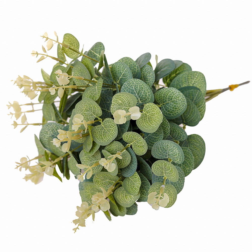 20PCS Fake Plants Silk Eucalyp - Florist Supply Vases recension och pris