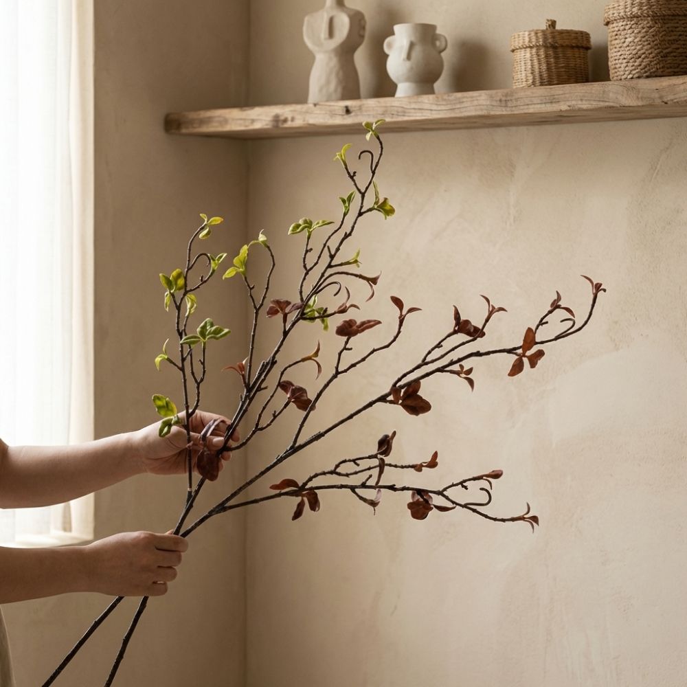 Real Touch Artificial Willow D - Branch Curly Willow recension och pris