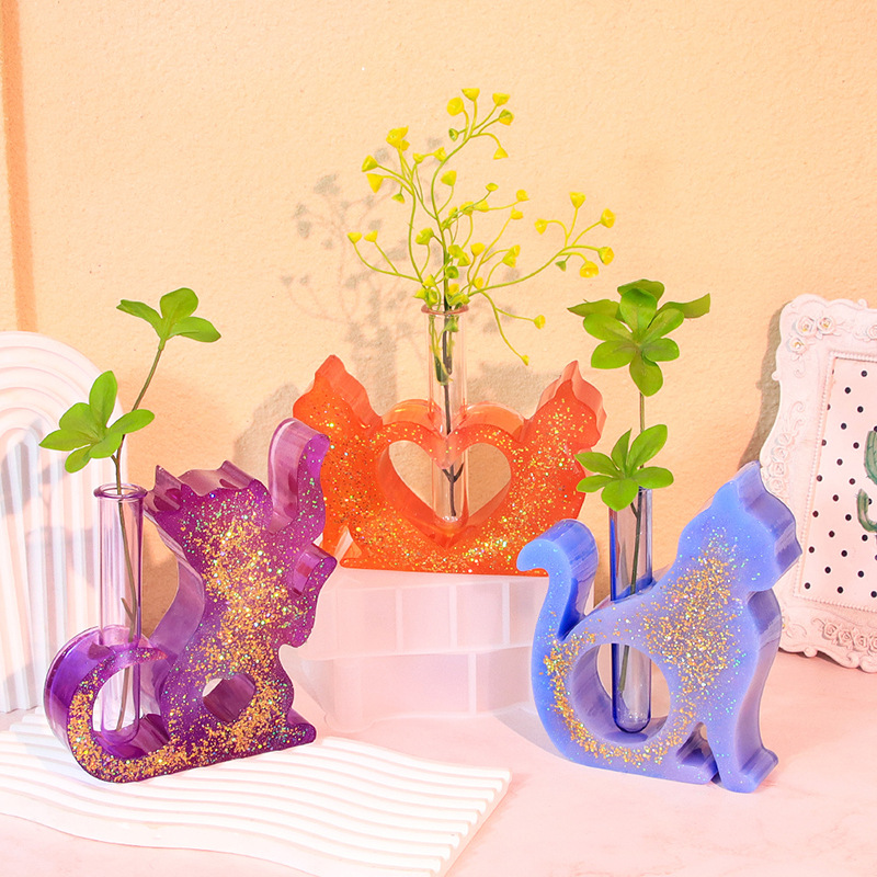 Cat Shaped Resin Molds Vase Si - Florist Supply Vases recension och pris