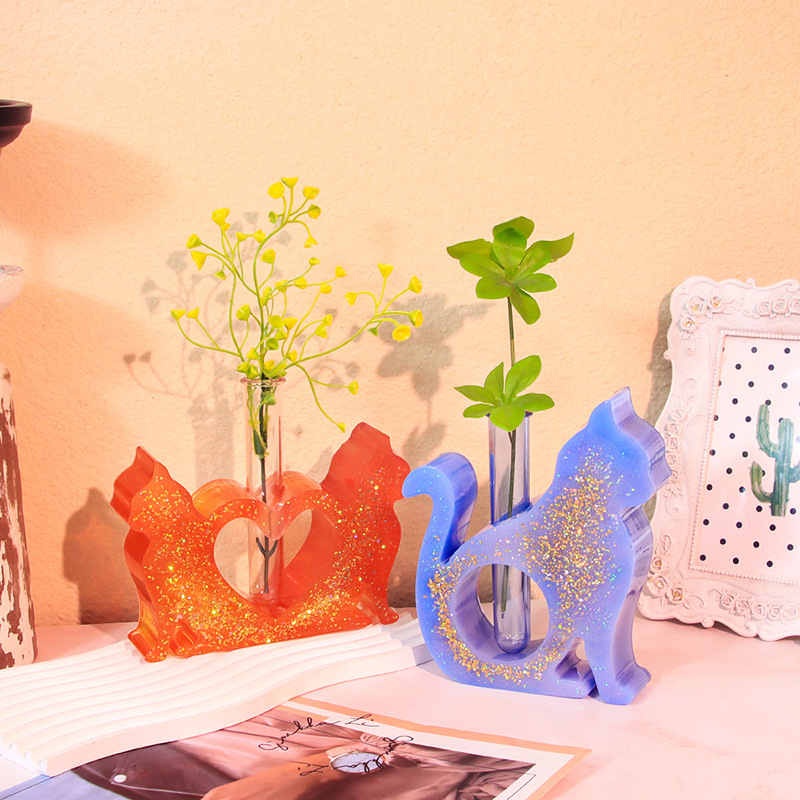 Cat Shaped Resin Molds Vase Si - Florist Supply Vases recension och pris
