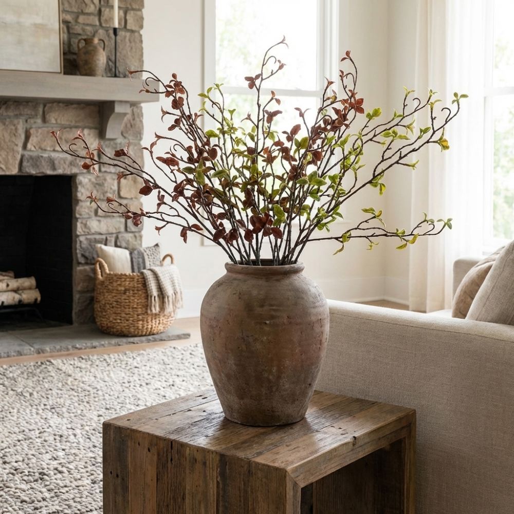 Real Touch Artificial Willow D - Branch Curly Willow recension och pris