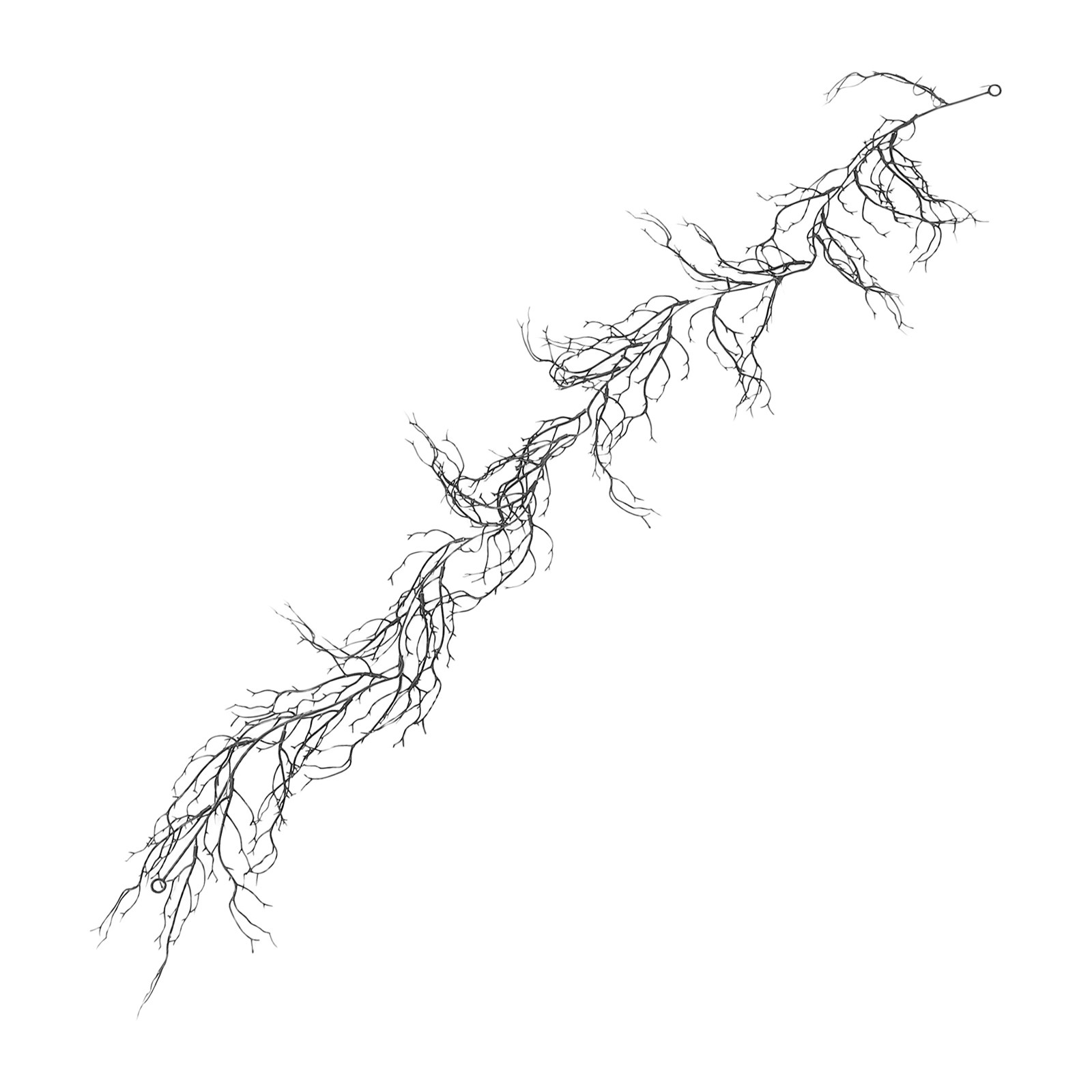 Black Plastic Decorative Vine  - Branch Curly Willow recension och pris