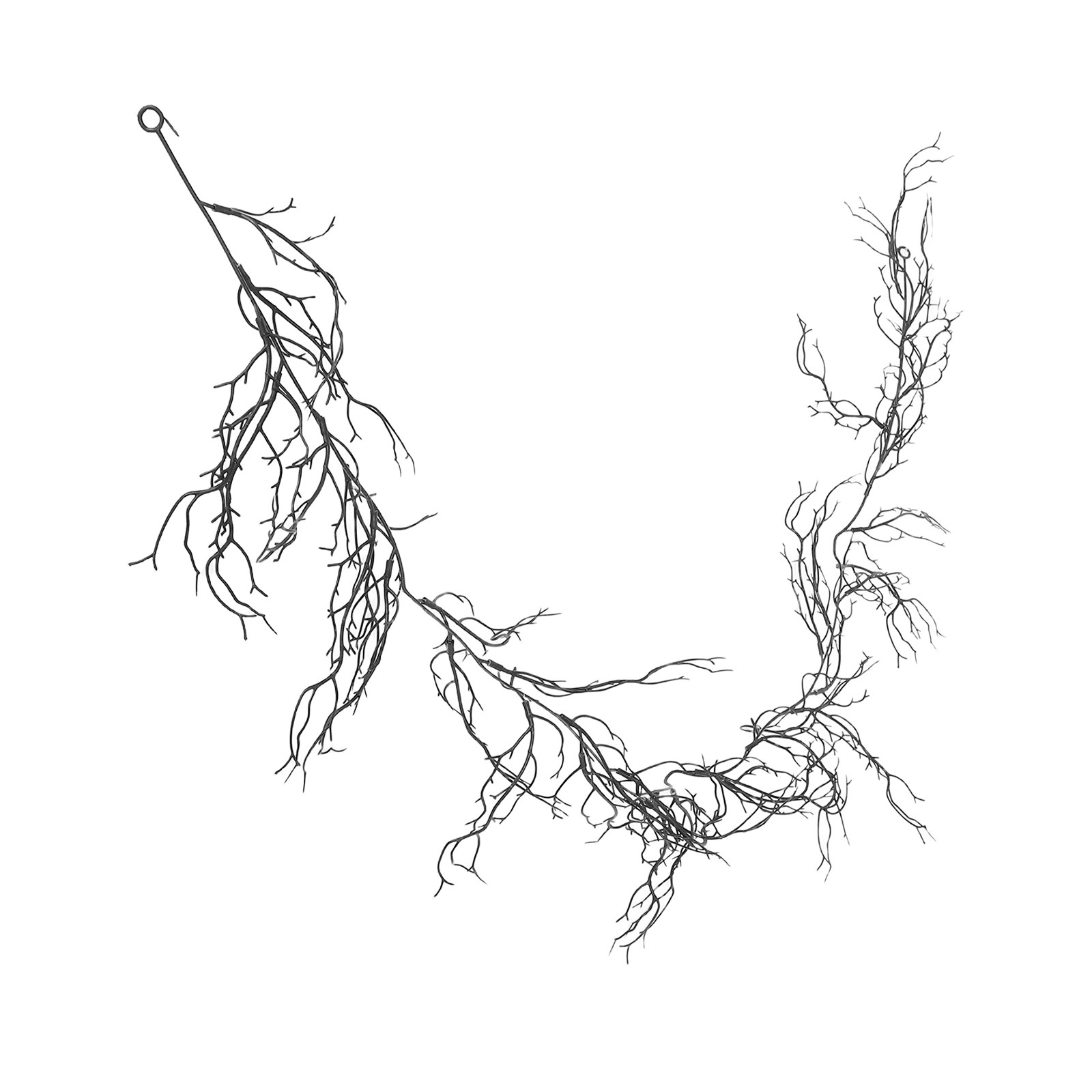 Black Plastic Decorative Vine  - Branch Curly Willow recension och pris